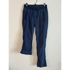 Marmot Ladies' Roll Cuff Travel Pant size Small S Navy Hiking Beach Spirts Cargo